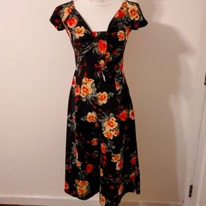 Floral Wide Leg Jumpsuit